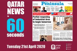 Qatar News in 60 Seconds – Tuesday 21st April 2020