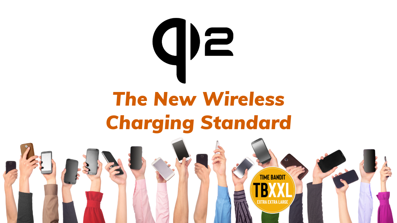 Graphic showing Qi2 The New Wireless Charging Standard